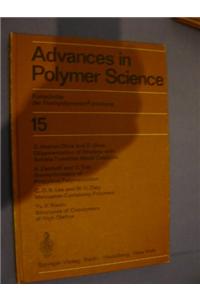 Advances in Polymer Science / Fortschritte der Hochpolymeren-Forschung