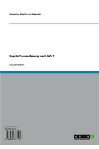 Kapitalflussrechnung Nach IAS 7
