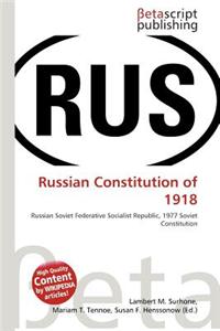 Russian Constitution of 1918