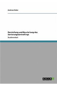 Darstellung und Beurteilung des Sanierungscontrollings