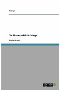Finanzpolitik Brunings