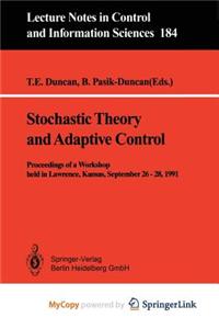Stochastic Theory and Adaptive Control