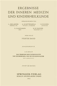 Das Problem der Pathogenität von Escherichia coli im Säuglingsalter