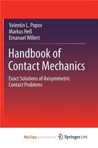 Handbook of Contact Mechanics