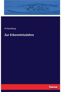 Zur Erkenntnisslehre