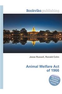 Animal Welfare Act of 1966