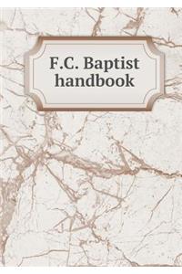 F.C. Baptist handbook