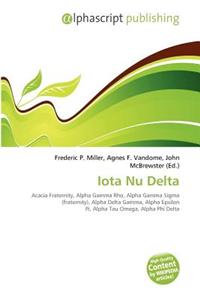 Iota NU Delta
