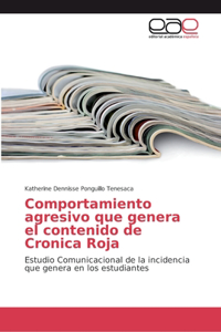 Comportamiento agresivo que genera el contenido de Cronica Roja