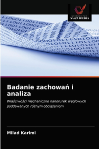 Badanie zachowań i analiza