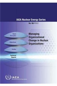 Managing organizational change in nuclear organizations