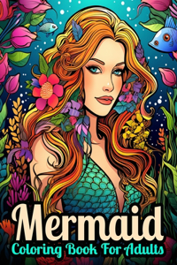 Adult Mermaid Coloring Book