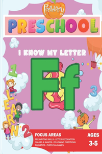 Peetleberry Preschool - I Know My Letter F