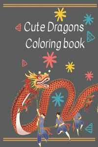 Cute Dragons Coloring book