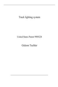 Track lighting system