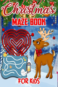 Christmas Maze Book For Kids