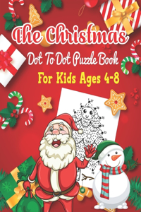 Christmas Dot To Dot Puzzle Book For Kids Ages 4-8