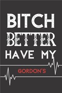 Gordon's NOTEBOOK
