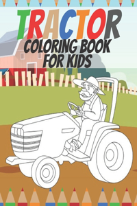 Tractor Coloring Book For Kids