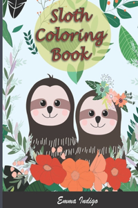 Sloth Coloring Book