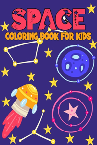 Space Coloring Book For Kids