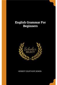 English Grammar for Beginners