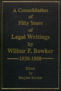 A Consolidation of Fifty Years of Legal Writings 1938-1988