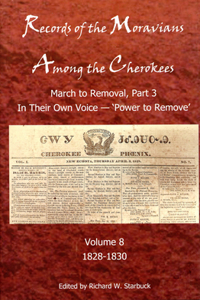 Records of the Moravians among the Cherokees