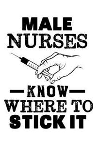 Male Nurses Know Where to Stick It