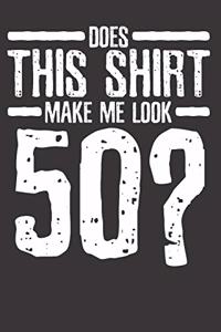 50 Year Old Birthday Notebook Journal