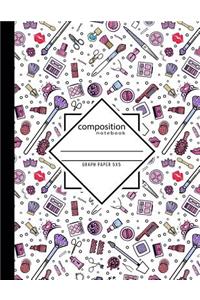 Composition Notebook Graph Paper 5x5