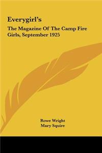 Everygirl's: The Magazine of the Camp Fire Girls, September 1925