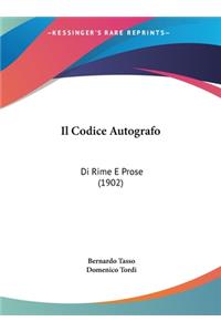 Il Codice Autografo