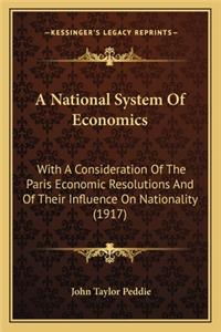 National System of Economics