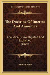 The Doctrine Of Interest And Annuities