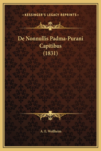 De Nonnullis Padma-Purani Capitibus (1831)