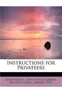 Instructions for Privateers