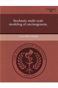 Stochastic Multi-Scale Modeling of Carcinogenesis