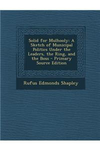 Solid for Mulhooly: A Sketch of Municipal Politics Under the Leaders, the Ring, and the Boss