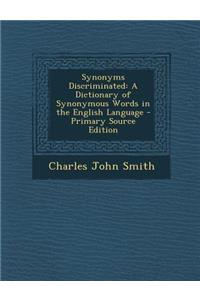 Synonyms Discriminated