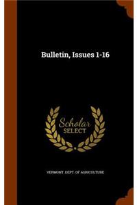 Bulletin, Issues 1-16