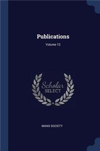 Publications; Volume 12