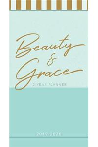 2019/2020 2 Year Pocket Planner: Beauty & Grace (Pale Blue)