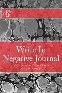 Write In Negative Journal