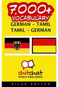 7000+ German - Tamil Tamil - German Vocabulary