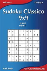 Sudoku Clássico 9x9 - Difícil - Volume 4 - 276 Jogos