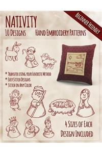 Nativity Hand Embroidery Patterns