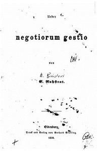 Veber negotiorum gestio
