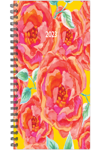 Rose Floral 2023 8.5 X 11 Softcover Weekly Planner