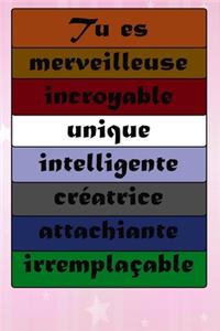 Tu es merveilleuse incroyable